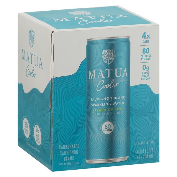 Matua Cooler, Sauvignon Blanc, Splash of Kiwi, 4Pk | Hy-Vee Aisles