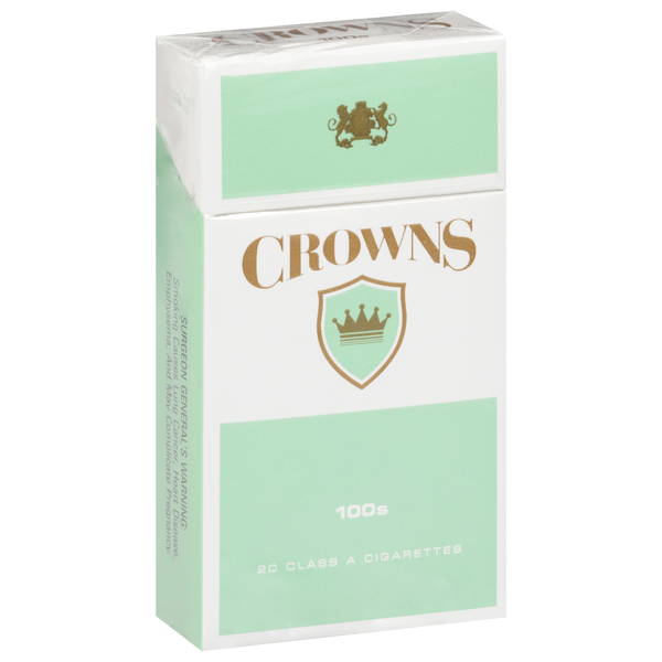 Crowns Green 100s Cigarettes