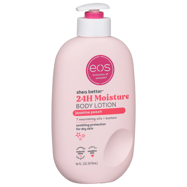 eos Shea Better 24H Moisture Body Lotion, Jasmine Peach | Hy-Vee