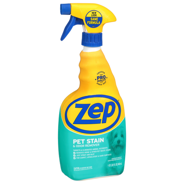 Zep pet stain and odor clearance remover