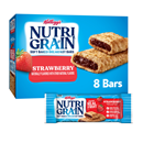 Kellogg's Nutri Grain Strawberry Cereal Bars 8-1.3 oz Bars