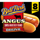 Ball Park Uncured Angus Beef Hot Dogs, 8 Count Package