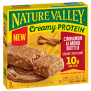Nature Valley Creamy Protein, Cinnamon Almond Butter Bars, 5-1.49 oz Bars