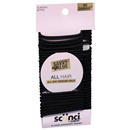 Scunci No Damage Black Elastics Value Pack