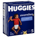 Huggies OverNites Diapers, Size 5, (Packaging May Vary)