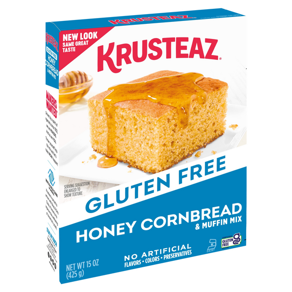 Krusteaz Gluten Free Honey Cornbread Mix (a review) - Livie's Gone Gluten  Free