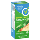 Simply Done Zipper Sandwich Bags