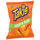 Takis Tortilla Chips, Intense Nacho, Non-Spicy, Fiesta Size