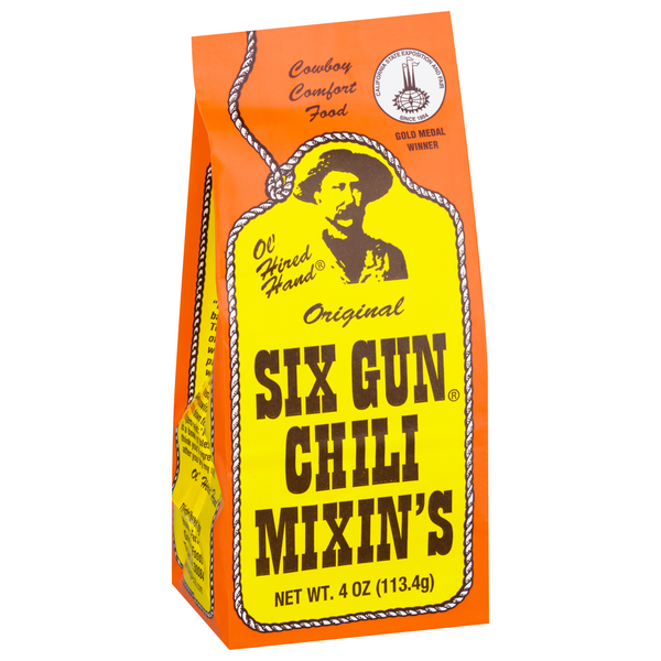 Six Gun Chili Mixin's Original Spices 4 oz | Hy-Vee Aisles Online