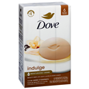 Dove Indulge Beauty Bar With Warm Vanilla & Sweet Cream, 6-3.75 oz