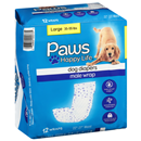 Paws Happy Life Dog Diapers, Male Wrap, Large (35-55 Lbs)
