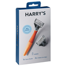 Harry's Men's Razor With 2Ct 5 Blade Cartridges - Bright Orange