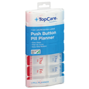 TopCare Health Push Button Pill Planner 7 Day AM/m Extra Large