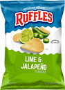 Ruffles Lime & Jalapeno Flavored Potato Chips