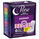 Poise Pads, Overnight, 8 Drop, Extra Coverage