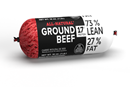 Fresh Ground Beef 73% Lean 27% Fat 1 lb. Roll