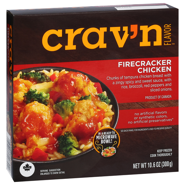 Crav'n Flavor Firecracker Chicken 10.6 oz | Hy-Vee Aisles Online