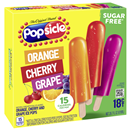 Popsicle Sugar Free Orange Cherry Grape 18Ct