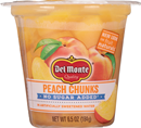 Del Monte Fruit Naturals Yellow Cling Peach Chunks In Artifically Sweetened Water No Sugar Added