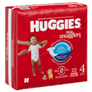 Huggies Little Snugglers Diapers, Size 4