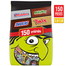 Mars Chocolate, Halloween Candy Mini Variety Mix, 150Ct