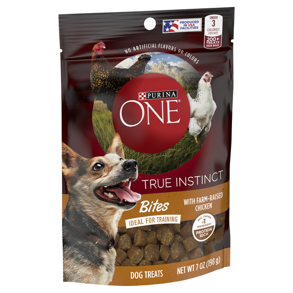 Purina ONE True Instinct Bites with Farm Raised Chicken Dog Treats