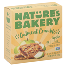Natures Bakery Oatmeal Crumble, Apple, 6-1.41oz