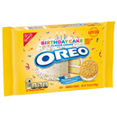 Oreo Golden Birthday Cake Creme Sandwich Cookies, Limited Edition