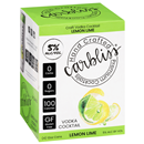 Carbliss Premium Cocktails, Lemon Lime 4Pk