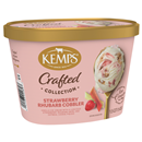 Kemps Simply Crafted Strawberry Rhubarb Cobbler Premium Ice Cream