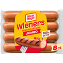 Oscar Mayer Uncured Jumbo Wieners, 8 Ct Pack