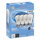 GE LED Daylight 10 Watts 4 Pack Light Bulbs