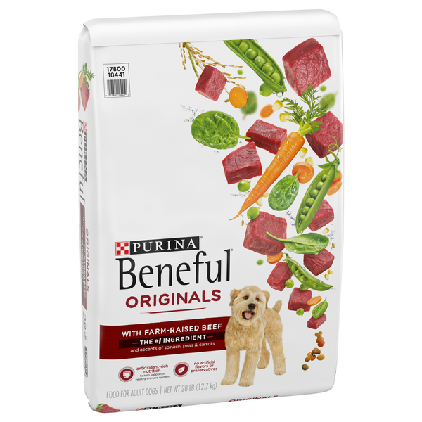 Purina Beneful Dry Dog Food Originals With Real Beef and Accents