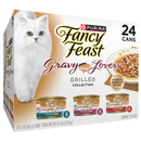 Purina Fancy Feast Gravy Lovers Poultry & Beef Feast Variety Cat Food 24Ct
