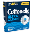 Cottonelle Ultra Clean Toilet Paper, 1-Ply, Mega