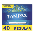 Tampax Cardboard Applicator Regular Absorbency Tampons