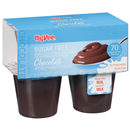 Hy-Vee Sugar Free Chocolate Pudding 4-3.25 oz Cups