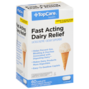 TopCare Fast Acting Dairy Relief Caplets
