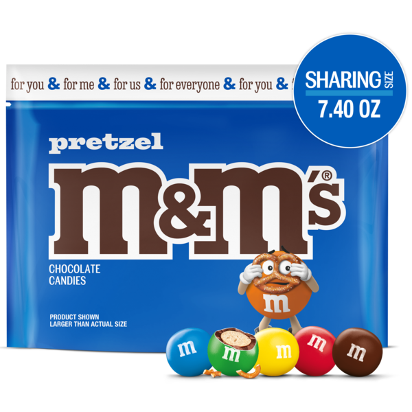 M&M♡ M&M's M&M's Pretzel Milk Chocolate Candy Bag | Hy-Vee Aisles
