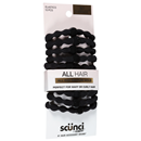 Scunci All Day Medium Hold Elastics with Bead, Black