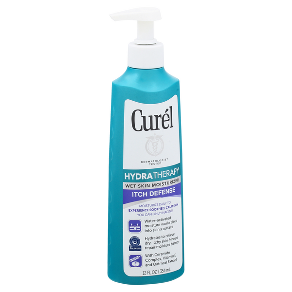 Curel Hydra Therapy Itch Defense Wet Skin Moisturizer