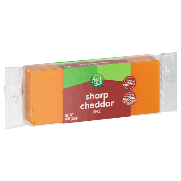 Food Club Sharp Cheddar Cheese | Hy-Vee Aisles Online Grocery Shopping