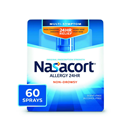 Nasacort 24HR Allergy Nasal Spray, Non-drowsy, 60 Sprays
