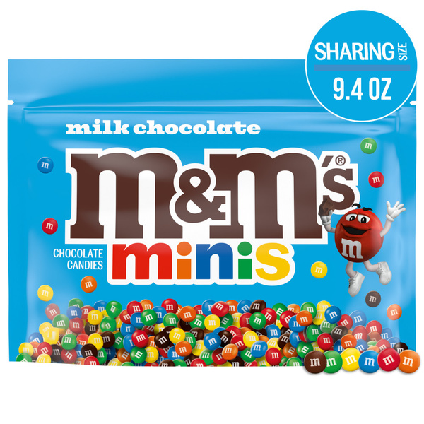 M&M'S Minis Milk Chocolate Candy, Sharing Size 9.4 oz Bag | Hy-Vee