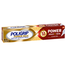 Poligrip Power Max Power Hold + Seal Denture Cream, Flavor Free