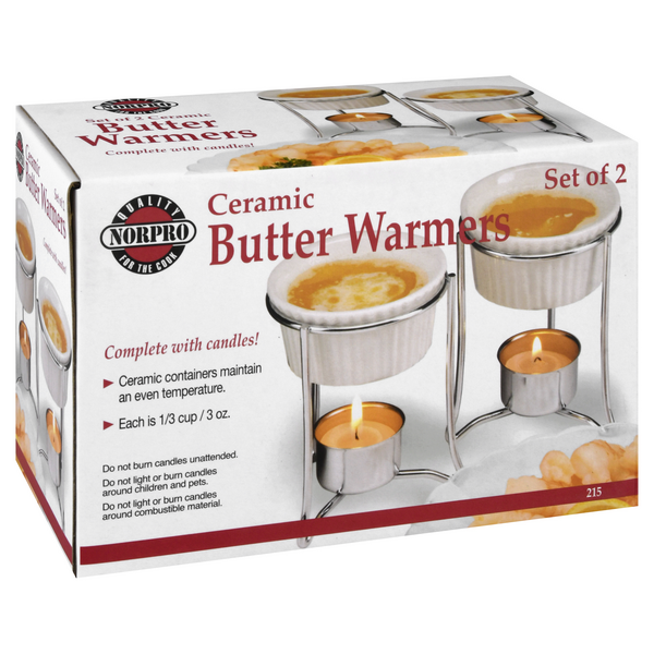 Norpro Ceramic Butter Warmer - Set of 2 – the international pantry