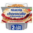 Philadelphia Cheesecake Crumble Strawberry Cheesecake Desserts 2Ct
