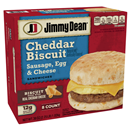 Jimmy Dean Cheddar Biscuit with Sausage, Egg and Cheese 8Ct