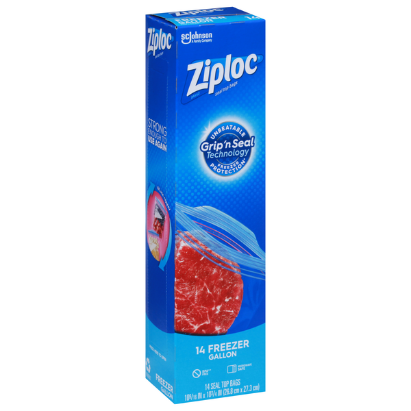 Ziploc Half Gallon Freezer Bags {160 Ct.} free shippung.