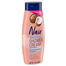 Nair Shower Cream Hair Remover, Natural Coconut Oil & Vitamin E
